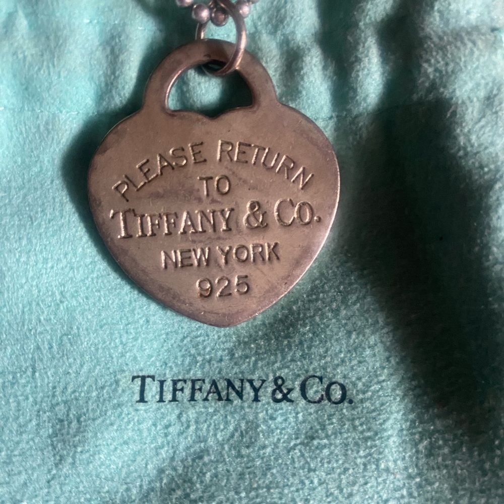 16 years old Tiffany necklace charm. As is charm only. - Picture 1 of 1